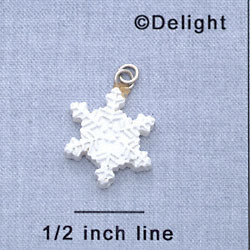 7370 tlf - Snowflake - Resin Charm (12 per package)