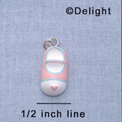 7574 - Baby Shoe Multi - Resin Charm (12 per package)