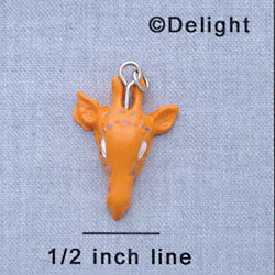 7619 - Giraffe Face - Resin Charm (12 per package)