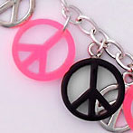 Acrylic Peace Charms