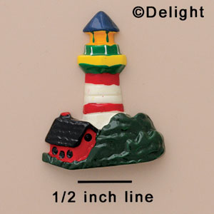 2470 - Light House Bush Medium - Resin Decoration (12 per package)