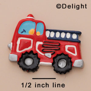 9300 ctlf - Fire Engine Medium - Resin Decoration (12 per package)